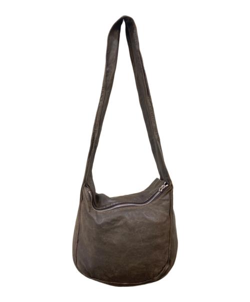 MARNI（マルニ）MARNI (マルニ) スタッズ Wジップ レザーショルダーバッグ ブラウンの古着・服飾アイテム