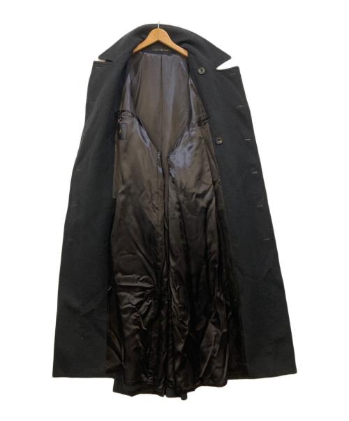 ato（アトウ）ato (アトウ) DOUBLE BREASTED BELTED COAT ベルテッドコート ブラック サイズ:46の古着・服飾アイテム
