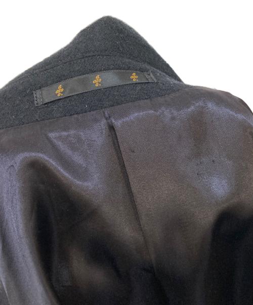 ato（アトウ）ato (アトウ) DOUBLE BREASTED BELTED COAT ベルテッドコート ブラック サイズ:46の古着・服飾アイテム