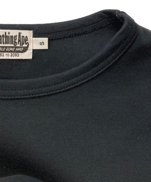 A BATHING APE（アベイシングエイプ）A BATHING APE (ア ベイシング エイプ) ボンディングプリントTシャツ ブラック サイズ:Sの古着・服飾アイテム