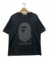 A BATHING APE（ア ベイシング エイプ）の古着「ボンディングプリントTシャツ」｜ブラック