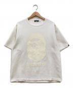 A BATHING APEア ベイシング エイプ）の古着「ボンディングプリントTシャツ」｜ホワイト