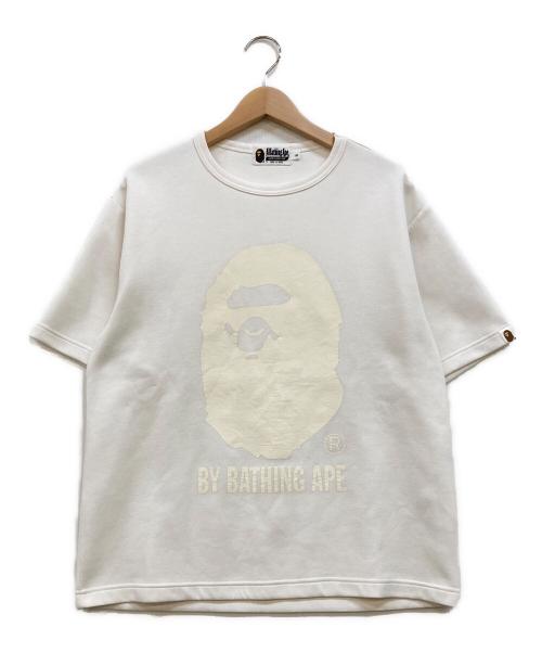 A BATHING APE（ア ベイシング エイプ）A BATHING APE (ア ベイシング エイプ) ボンディングプリントTシャツ ホワイト サイズ:Sの古着・服飾アイテム
