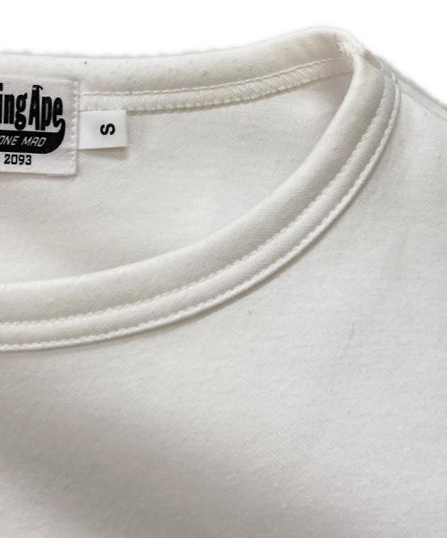 A BATHING APE（ア ベイシング エイプ）A BATHING APE (ア ベイシング エイプ) ボンディングプリントTシャツ ホワイト サイズ:Sの古着・服飾アイテム
