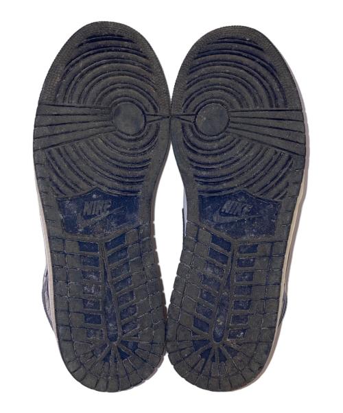 NIKE（ナイキ）NIKE (ナイキ) AIR JORDAN 1 MID ハイカットスニーカー ネイビー×ホワイト サイズ:28㎝の古着・服飾アイテム