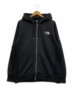 THE NORTH FACEザ ノース フェイス）の古着「Square Logo Full Zip」｜ブラック