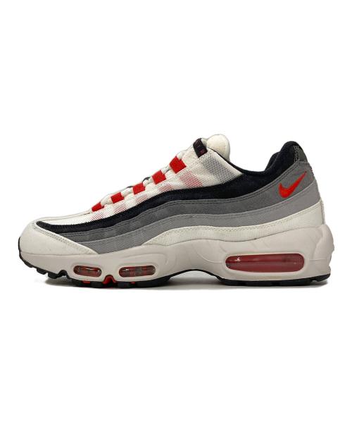 NIKE（ナイキ）NIKE (ナイキ) AIR MAX 95 QS SUMMIT WHITE/CHILE RED ローカットスニーカー ホワイト×ブラック サイズ:28㎝の古着・服飾アイテム