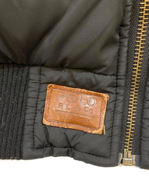 POLO RALPH LAUREN（ポロ・ラルフローレン）POLO RALPH LAUREN (ポロ・ラルフローレン) ダウンジャケット ブラック サイズ:Lの古着・服飾アイテム