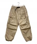 BEAMSビームス）の古着「ミリタリーポケットバルーンパンツ」｜ベージュ