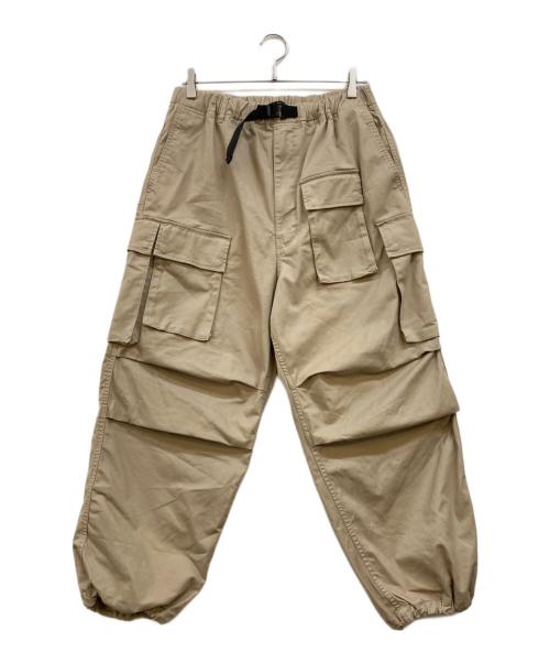 BEAMS（ビームス）BEAMS (ビームス) ミリタリーポケットバルーンパンツ ベージュ サイズ:Sの古着・服飾アイテム