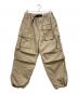 BEAMS（ビームス）の古着「ミリタリーポケットバルーンパンツ」｜ベージュ