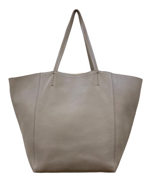 CELINE（セリーヌ）CELINE (セリーヌ) カバファントム レザートートバッグ ベージュの古着・服飾アイテム