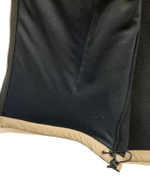 HAGLOFS（ホグロフス）HAGLOFS (ホグロフス) Combination Fleece JK ベージュ×ブラック サイズ:Lの古着・服飾アイテム