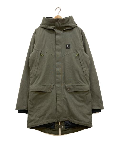 HAGLOFS（ホグロフス）HAGLOFS (ホグロフス) SILJAN PARKA カーキ サイズ:Mの古着・服飾アイテム