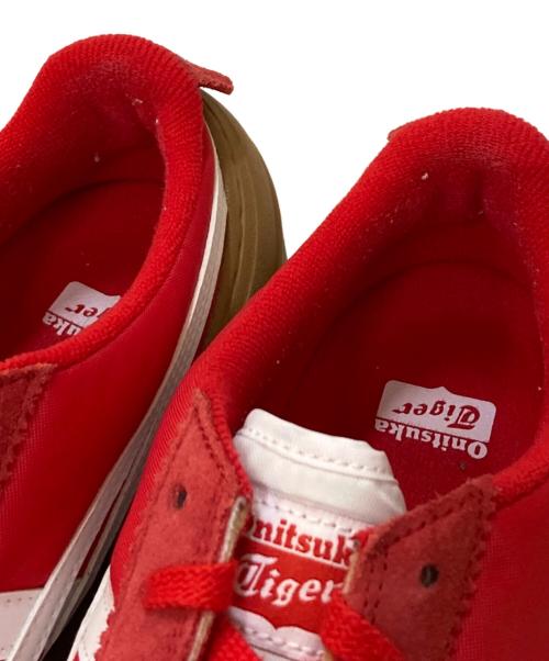 Onitsuka Tiger（オニツカタイガー）Onitsuka Tiger (オニツカタイガー) DELEGATION CHUNK ローカットスニーカー レッド サイズ:27㎝の古着・服飾アイテム