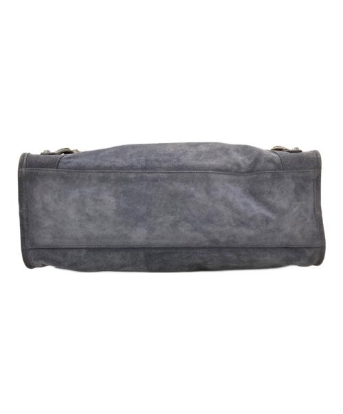 BALENCIAGA（バレンシアガ）BALENCIAGA (バレンシアガ) ザ シティ エディターズバッグ スウェードレザー 2WAYショルダーバッグ グレーの古着・服飾アイテム