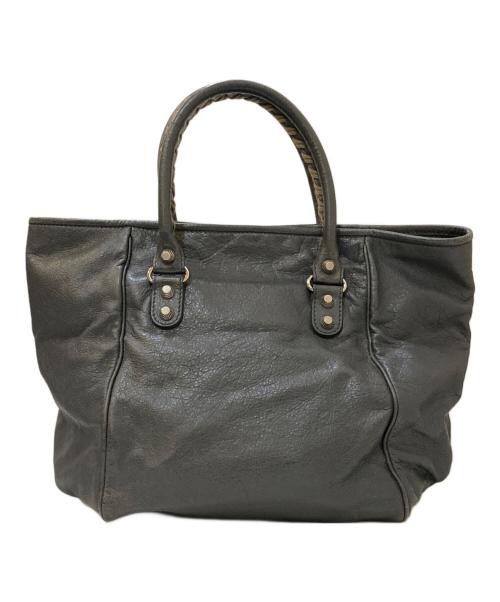 BALENCIAGA（バレンシアガ）BALENCIAGA (バレンシアガ) ジャイアントサンデー レザートートバッグ グレーの古着・服飾アイテム