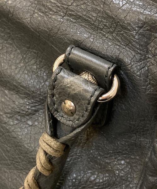 BALENCIAGA（バレンシアガ）BALENCIAGA (バレンシアガ) ジャイアントサンデー レザートートバッグ グレーの古着・服飾アイテム