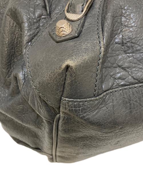 BALENCIAGA（バレンシアガ）BALENCIAGA (バレンシアガ) ジャイアントサンデー レザートートバッグ グレーの古着・服飾アイテム