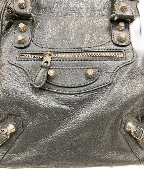 BALENCIAGA（バレンシアガ）BALENCIAGA (バレンシアガ) ジャイアントサンデー レザートートバッグ グレーの古着・服飾アイテム