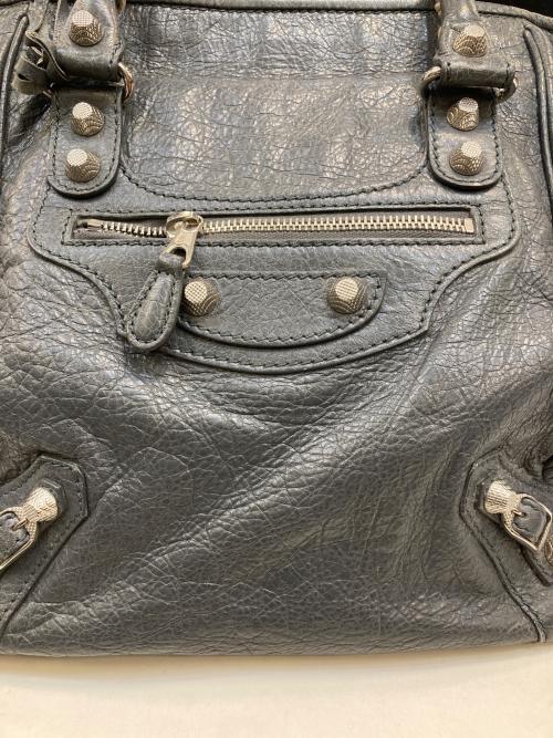 BALENCIAGA（バレンシアガ）BALENCIAGA (バレンシアガ) ジャイアントサンデー レザートートバッグ グレーの古着・服飾アイテム