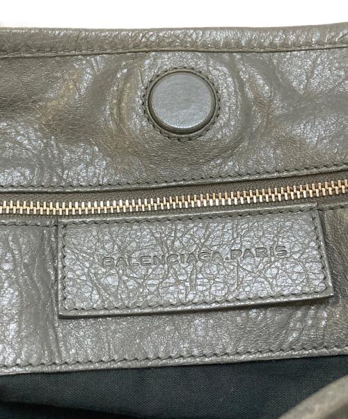 BALENCIAGA（バレンシアガ）BALENCIAGA (バレンシアガ) ジャイアントサンデー レザートートバッグ グレーの古着・服飾アイテム