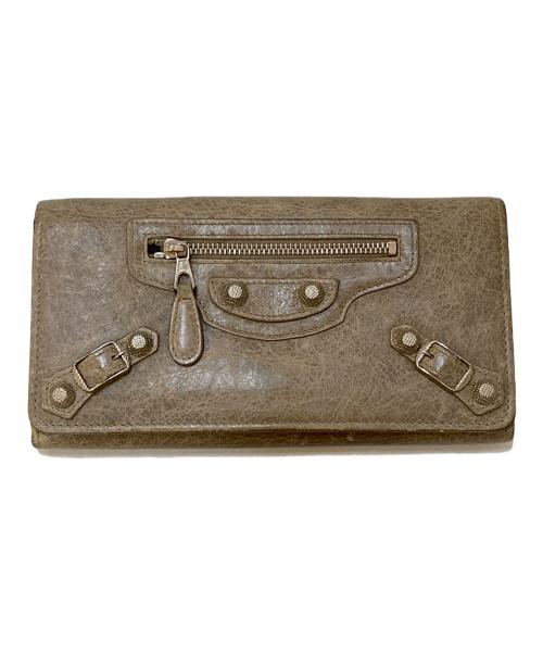 BALENCIAGA（バレンシアガ）BALENCIAGA (バレンシアガ) ジャイアントマネー ロングウォレット グレーの古着・服飾アイテム