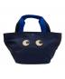 ANYA HINDMARCH（アニヤハインドマーチ）の古着「TOTE MASTRO MINI EYES ハンドバッグ」｜ネイビー