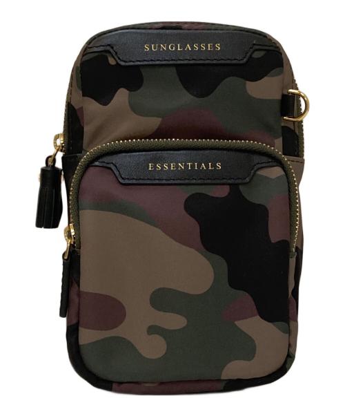 ANYA HINDMARCH（アニヤ・ハインドマーチ）ANYA HINDMARCH (アニヤハインドマーチ) essentials crossbody カモフラショルダーポーチ グリーンの古着・服飾アイテム