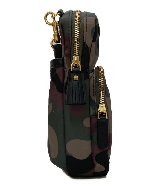 ANYA HINDMARCH（アニヤ・ハインドマーチ）ANYA HINDMARCH (アニヤハインドマーチ) essentials crossbody カモフラショルダーポーチ グリーンの古着・服飾アイテム