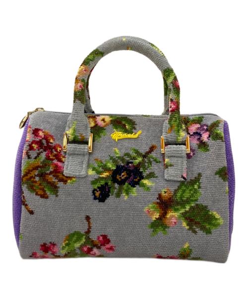 FEILER（フェイラー）FEILER (フェイラー) MUVEIL (ミュベール) ノワルージュ バッグ ミニハンドバッグ グレーの古着・服飾アイテム