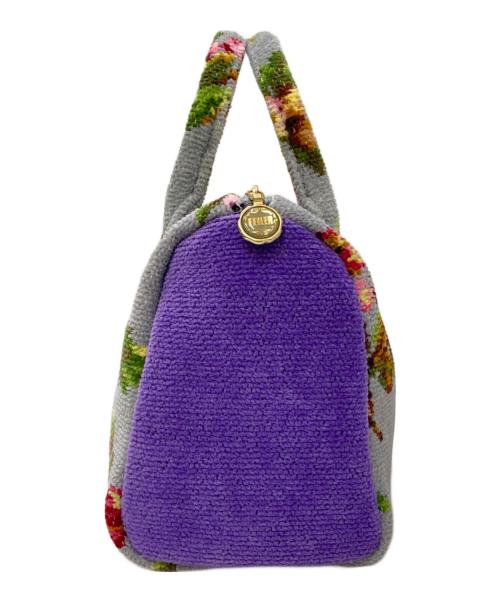 FEILER（フェイラー）FEILER (フェイラー) MUVEIL (ミュベール) ノワルージュ バッグ ミニハンドバッグ グレーの古着・服飾アイテム