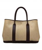 HERMESエルメス）の古着「ガーデンパーティPM トートバッグ」｜ベージュ