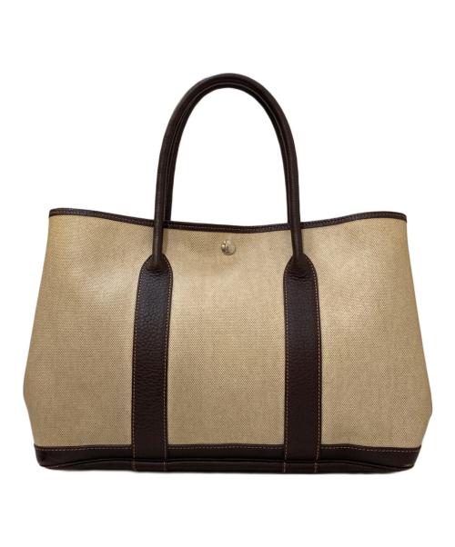 HERMES（エルメス）HERMES (エルメス) ガーデンパーティPM トートバッグ ベージュの古着・服飾アイテム