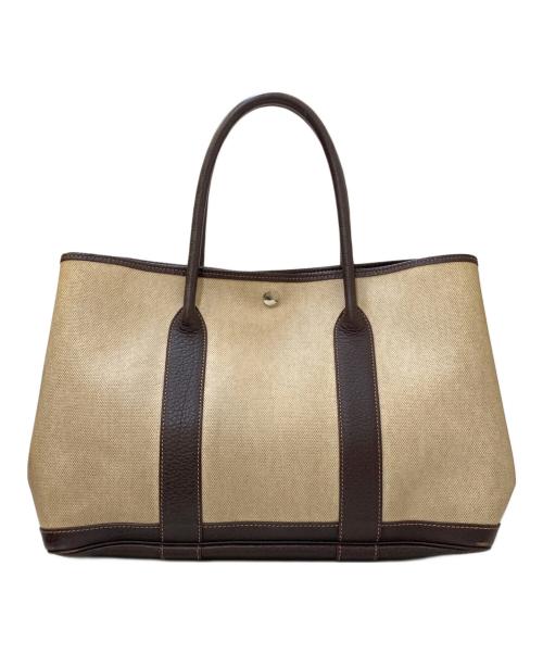 HERMES（エルメス）HERMES (エルメス) ガーデンパーティPM トートバッグ ベージュの古着・服飾アイテム