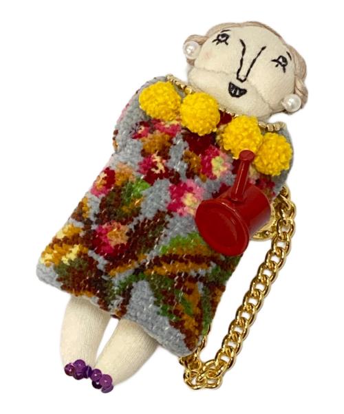 FEILER（フェイラー）FEILER (フェイラー) MUVEIL (ミュベール) グランマチャーム キーホルダー ブルーの古着・服飾アイテム