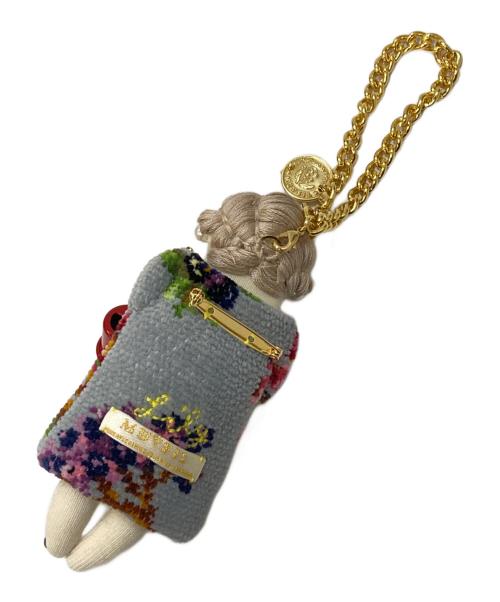 FEILER（フェイラー）FEILER (フェイラー) MUVEIL (ミュベール) グランマチャーム キーホルダー ブルーの古着・服飾アイテム