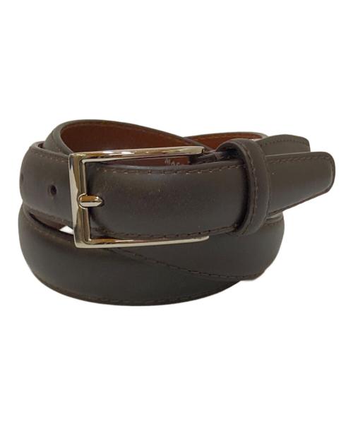 MACKINTOSH LONDON（マッキントッシュ ロンドン）MACKINTOSH LONDON (マッキントッシュ ロンドン) レザーベルト ブラウンの古着・服飾アイテム