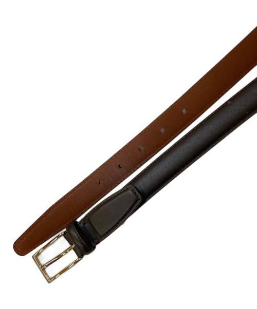 MACKINTOSH LONDON（マッキントッシュ ロンドン）MACKINTOSH LONDON (マッキントッシュ ロンドン) レザーベルト ブラウンの古着・服飾アイテム