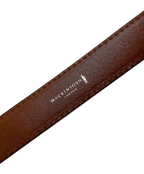MACKINTOSH LONDON（マッキントッシュ ロンドン）MACKINTOSH LONDON (マッキントッシュ ロンドン) レザーベルト ブラウンの古着・服飾アイテム