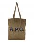 A.P.C.（アーペーセー）の古着「コーデュロイトートバッグ」｜ブラウン