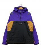 Timberlandティンバーランド）の古着「中綿アノラックパーカー」｜パープル×ブラック
