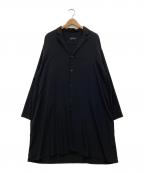 LAD MUSICIANラッドミュージシャン）の古着「DECHINE LONG S/S SHIRT ロングシャツ」｜ブラック