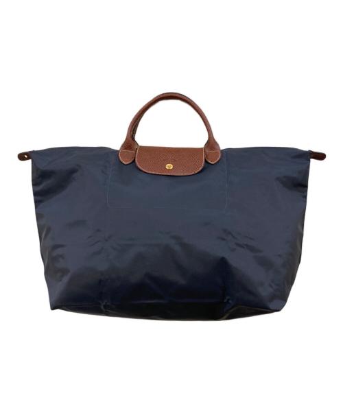 LONGCHAMP（ロンシャン）LONGCHAMP (ロンシャン) ルプリアージュ ラージバッグ ネイビーの古着・服飾アイテム