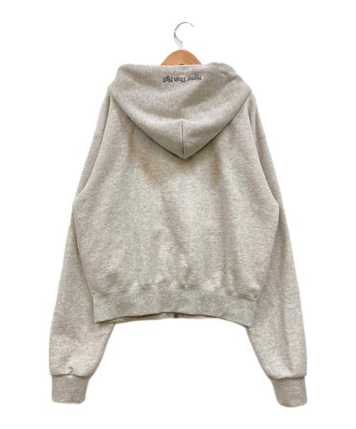 hotter than hell（ホッターザンヘル）hotter than hell (ホッターザンヘル) ジップパーカー グレー サイズ:Fの古着・服飾アイテム