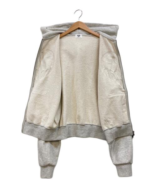 hotter than hell（ホッターザンヘル）hotter than hell (ホッターザンヘル) ジップパーカー グレー サイズ:Fの古着・服飾アイテム