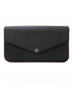 LOUIS VUITTONルイ ヴィトン）の古着「M64579 エピ ポシェット フェリシー ショルダーバッグ」｜ブラック×ピンク