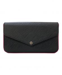 LOUIS VUITTON（ルイ ヴィトン）の古着「M64579 エピ ポシェット フェリシー ショルダーバッグ」｜ブラック×ピンク