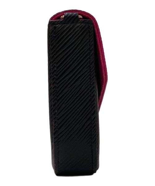 LOUIS VUITTON（ルイ ヴィトン）LOUIS VUITTON (ルイ ヴィトン) M64579 エピ ポシェット フェリシー ショルダーバッグ ブラック×ピンクの古着・服飾アイテム