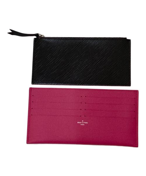 LOUIS VUITTON（ルイ ヴィトン）LOUIS VUITTON (ルイ ヴィトン) M64579 エピ ポシェット フェリシー ショルダーバッグ ブラック×ピンクの古着・服飾アイテム